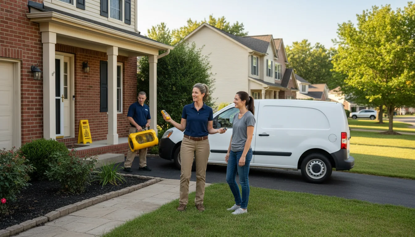 Residential water damage restoration in Nicasio, CA